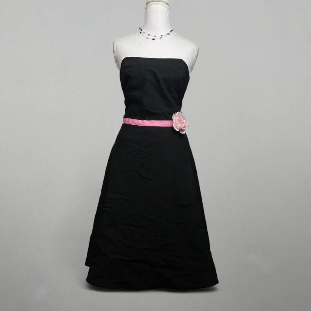 pink dress with flowers JULIANNA DRESS